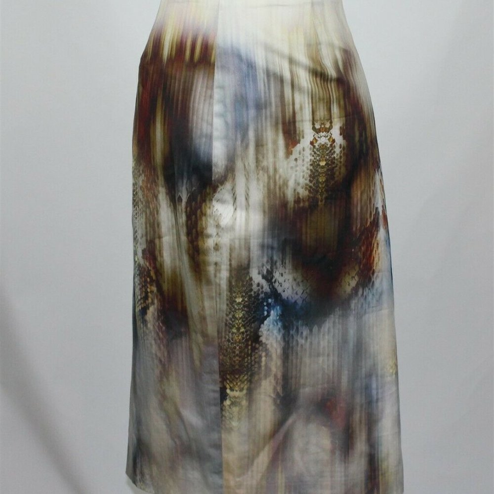 Yansi Fugel Women's Skirt 8 Multi-Color Snake